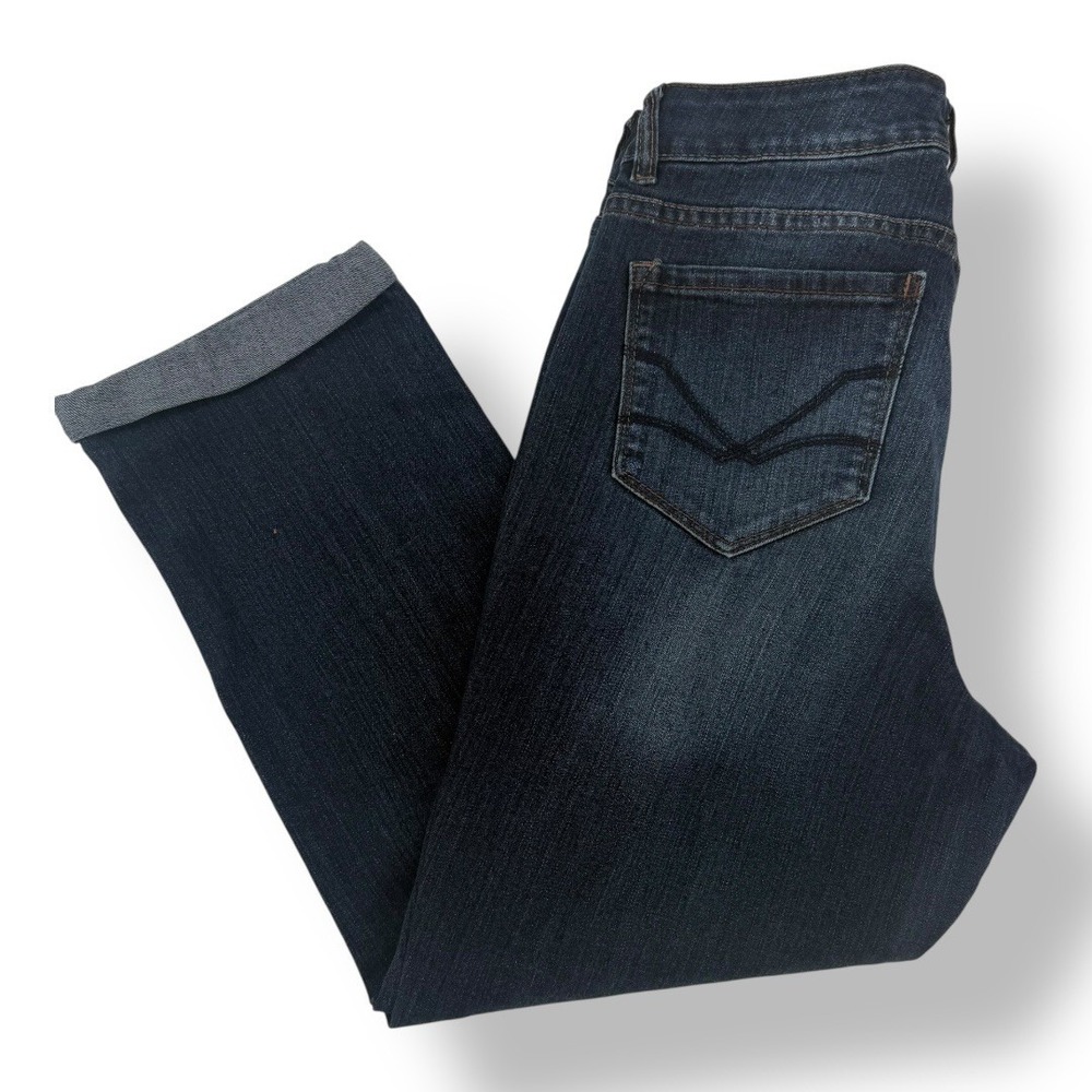 FE JUNE Dark Wash Cuffed Straight Leg‎ Jeans Size 11